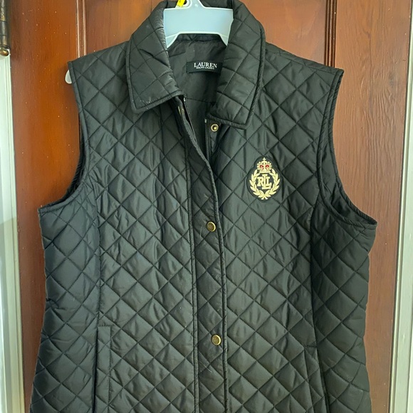 Ralph Lauren Jackets & Blazers - Ralph Lauren Black Quilted Vest
